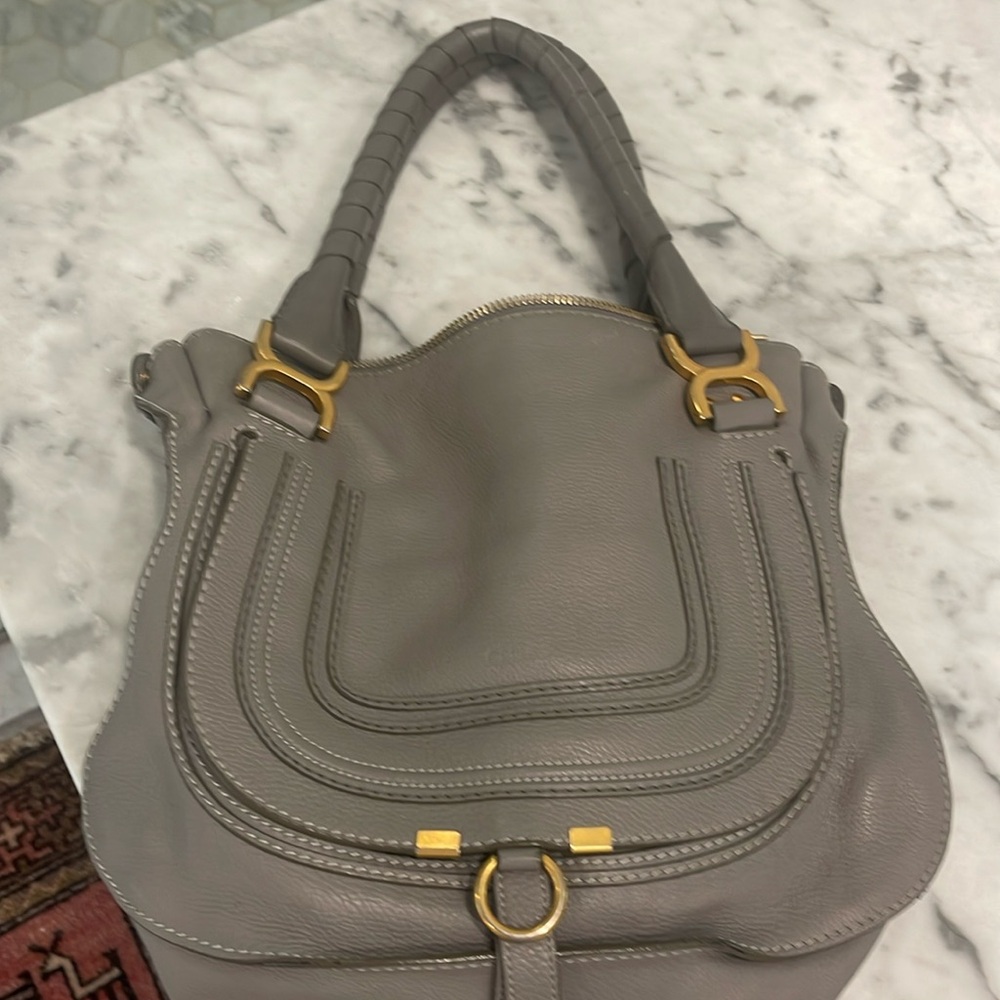 Chloe Marcie medium Grey purse